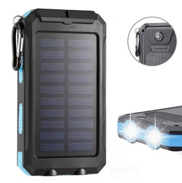 30000MAH POWER SOLAR 2 USB SZYBKIE ŁADOWANIE AKUMULATORÓW ŁADOWARKA BANK