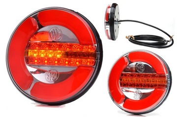 Lampa tylna LED do naczepy ciężarówki W153DD 1129DD kierunek dynamcziczny