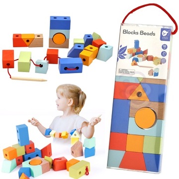 NAWLEKANKA KLOCKI MONTESSORI FIGURY CLASSIC WORLD