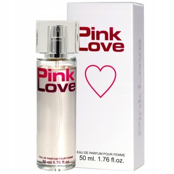 Perfumy dla kobiet, Pink Love, 50 ml, piękny zapach dla zmysłowych kobiet.