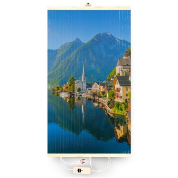 Grzejnik na podczerwień - wzór: WIOSKA z REGULATOREM MOCY