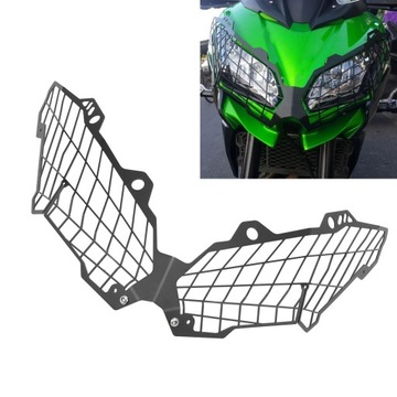 Osłona reflektora motocykla Grill Czarny reflektor Siatka osłona grilla