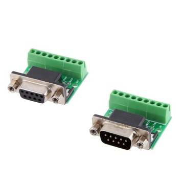 Переходник RS232 RS485 DB9 «мама/папа» на 9-контактный разъем