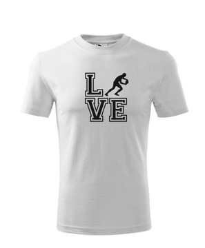 Koszulka T-shirt TENIS STOŁOWY LOVE PING PONG SPORTOWA męska