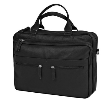 Elegancka, skórzana torba na laptopa 15
