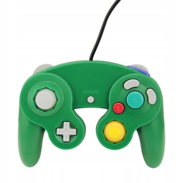 Геймпад-контроллер IRIS Pad для Nintendo GameCube NGC и Wii, зеленый