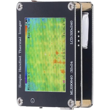 ТЕПЛОВИЗИОННАЯ КАМЕРА 24X32 ПИКСЕЛЕЙ ИНФРАКРАСНЫЙ ДАТЧИК ЖК-ЭКРАН 2,0 дюйма 600 мАч