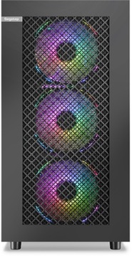 БОЛЬШОЙ КОРПУС E-ATX USB 3.0 ПОЛНОСТЬЮ СЕТЧАТЫЙ ИГРОВОЙ СТЕКЛЯННЫЙ ПОДВАЛ