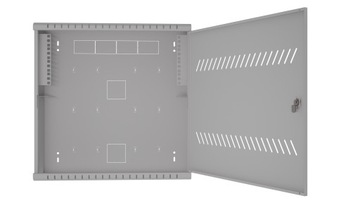 Szafa rack wisząca CCTV Stalflex 19'' 3U + 4U 180 mm szara