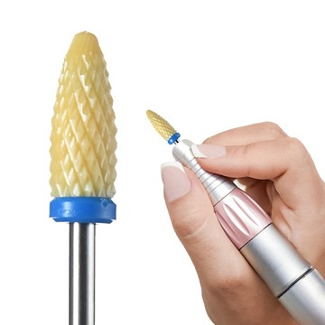 Clavier Frez ceramiczny żółty LONG BULLET (M)- stożek średni (niebieski)