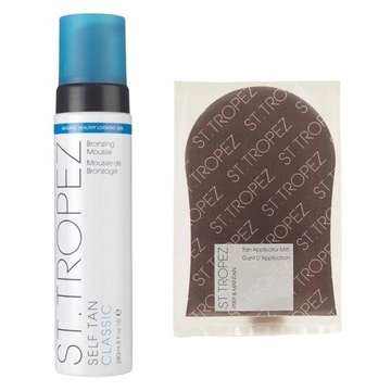 St. Tropez Self Tan Pianka 240ml + Rękawica Zestaw