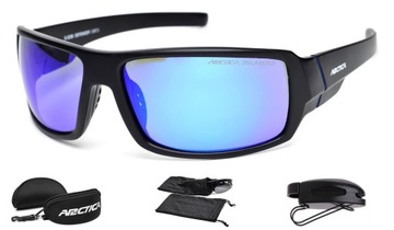 OKULARY ARCTICA CLASSIC S-320B POLARYZACJA LUSTRZANKA + GRATISY
