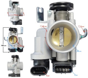 Дроссельная заслонка VOGE 125R