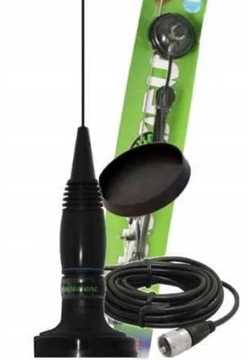 Antena magnetyczna na magnes CB President Montana Export 87cm +3 dBi
