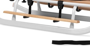 Детские санки JEE + спинка, подножки и матрас.