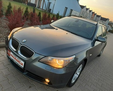 BMW Seria 5 E60 Sedan 2.5 525i 218KM 2006 BMW 525 2.5i 218PS NAVI SKÓRA MANUALRata600zl, zdjęcie 2