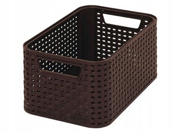Kosz Rattan Style S Curver Pojemnik Brązowy Koszyk