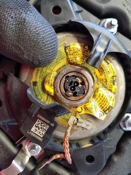 JAGUAR F-PACE ПОДУШКА БЕЗОПАСНОСТИ РУЛЕВОГО КОЛЕСА ВЗРЫВ ПОДУШКИ БЕЗОПАСНОСТИ