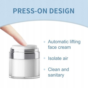 Портативные безвоздушные флаконы с помпой