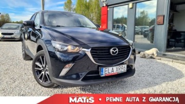 Mazda CX-3 Crossover 2.0 SKY-G 120KM 2017 Mazda CX-3 2.0benz Manual Navi LIFT kamera climatronic 100 bezwypadek Skora
