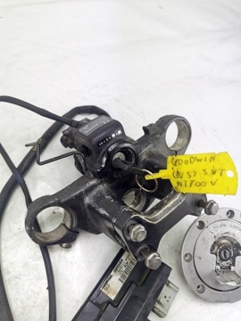 HONDA NT 700 V NTV Deauville 06-13 ЗАМОК ЗАЖИГАНИЯ КОМПЛЕКТ ЗАЛИВНЫХ КЛЮЧЕЙ