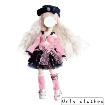 Ładna sukienka kostium księżniczki dla 30cm 1/6 Bjd DIY do lalek element