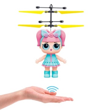 LATAJĄCA SŁODKA DZIEWCZYNKA LALKA WRÓŻKA DRON