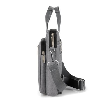 Etui/torba na laptopa 17,3 z paskiem kieszonki szary
