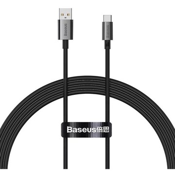 Автомобильное зарядное устройство BASEUS USB мощностью 30 Вт USB-C + кабель длиной 2 м для Samsung Galaxy S24
