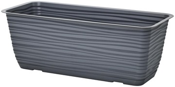 Skrzynka balkonowa Sahara box40+podstawek antracyt