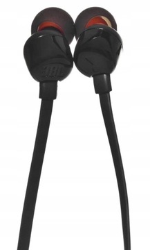 JBL T110 SŁUCHAWKI DOUSZNE Z MIKROFONEM CZARNE