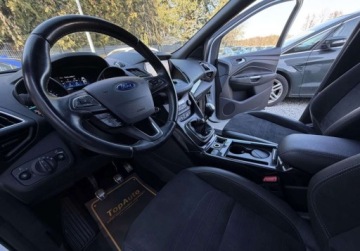 Ford Kuga II SUV Facelifting 2.0 TDCi 150KM 2017 Ford Kuga ST-lineZAREJESTROWANY navi SKORAALCANTARA gwarancjabezwypadkowa, zdjęcie 18