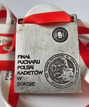 MEDAL FINAŁ PUCHARU POLSKI KADETÓW W BOKSIE - LESZNO RYDZYNA 2009 - WOZB