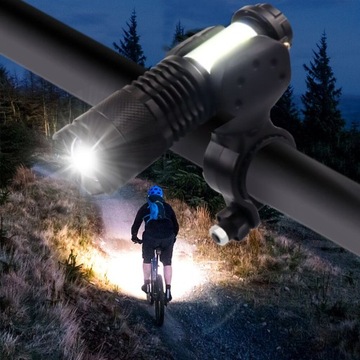 НАБОР 3 МОЩНЫХ СВЕТОДИОДНЫХ ТАКТИЧЕСКИХ ФОНАРА CREE ZOOM XML-T6 + 2 ВОДОЗАНИЦАЕМЫХ Q5