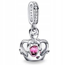 Charms zawieszka korona Srebro 925