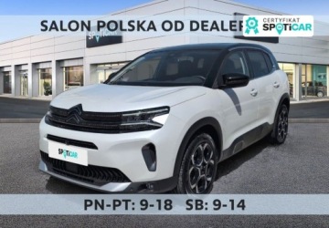 Citroen C5 Aircross I 2023 Citroen C5 Aircross 1.2 mHEV Max eDCT6 SalonPL FVat od Reki Serwis ASO