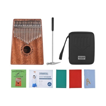 Пианино GECKO K17M 17 клавиш Mbira из массива красного дерева