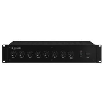 СМЕШИВАЮЩИЙ УСИЛИТЕЛЬ MONACOR PA-900 PA СИСТЕМА 5 КАНАЛОВ 120 Вт RMS 4 ОМ