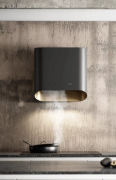 CIARKO Design Простая медная настенная вытяжка с управлением жестами + пультом дистанционного управления