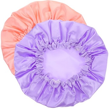 НОЧНАЯ ШАПОЧКА ДЛЯ ДУША, АТЛАСНАЯ ШАПОЧКА ДЛЯ ВОЛОС