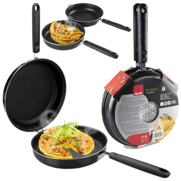 DWUSTRONNA PATELNIA do OMLETÓW IBILI INDUKCJA 20 cm