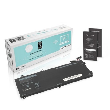 Bateria RRCGW do Dell Precision 5510 56Wh 4865mAh