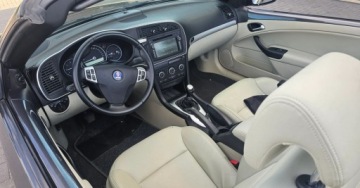 Saab 9-3 II Cabrio 1.9 TiDS 150KM 2009 Saab 9-3 Kabrio CABRIO 1.9 d skora siedzwnia podgrzewane 1.9 Diesel 150KM, zdjęcie 5
