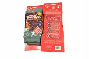 SKARPETY TERMICZNE MEGA THERMO ZIMA 35-38 SZARE