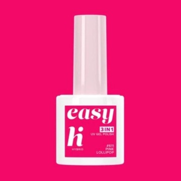 611 HI HYBRID LAKIER HYBRYDOWY 3W1 PINK LOLLIPOP