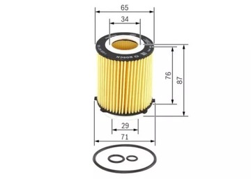 BOSCH F 026 407 166 FILTR OLEJE