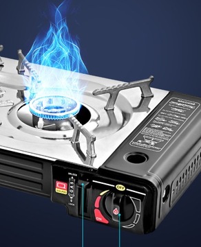 ПОРТАТИВНАЯ ТУРИСТИЧЕСКАЯ ГАЗОВАЯ ПЛИТА С 2 КОНФОРКАМИ