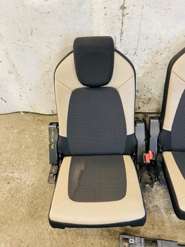 KOMPLET FOTELI FOTELE PÓŁSKÓRA PRZEKŁADKA C4 GRAND PICASSO II 7 OSÓB #199