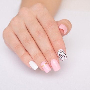 Nails Company Miękkie TIPSY do paznokci KWADRATOWE square 240 sztuk zestaw