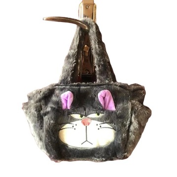 pluszowa torebka mała Anime puszysta kot lucyfer